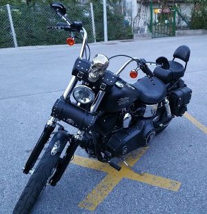 Sacoche Myleatherbikes Harley Dyna Street Bob_11